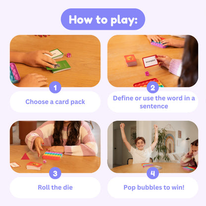 Fidget Vocabulary Explorer Game - Interactive Learning for Ages 8-12