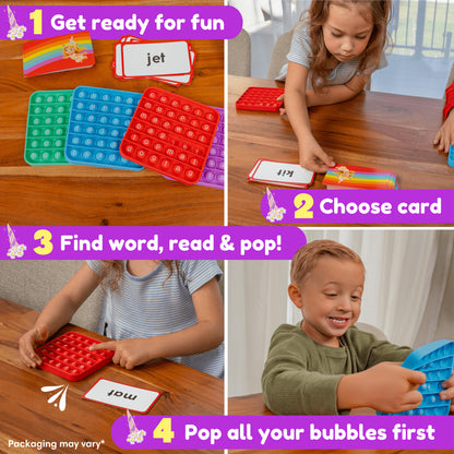 The Fidget Game Word Pop! Educational Bubble-Popping Game