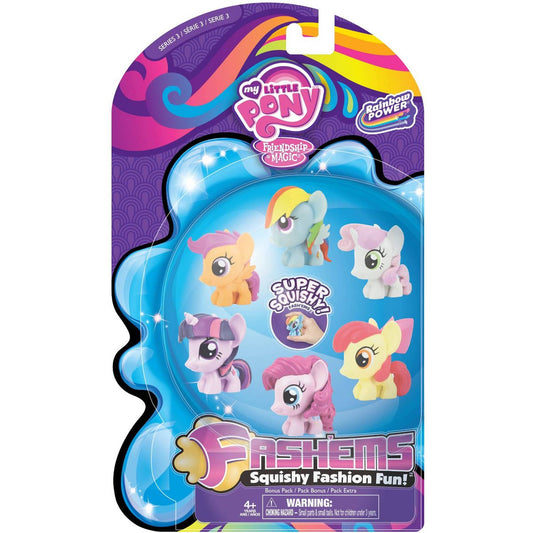 My Little Pony Fashems Squishy Mini Figures Collectible Bonus Pack Series 3