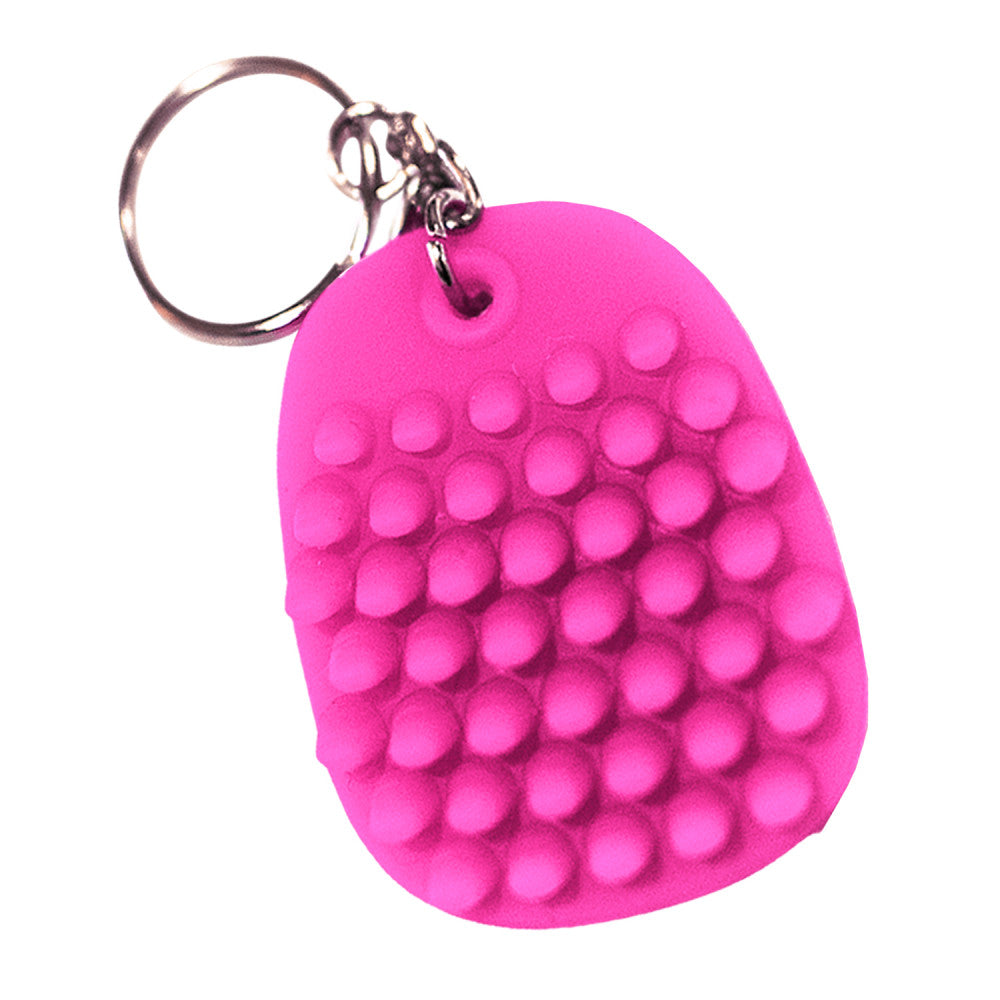 Hedgehog Fidget Keychain – Captivating Pink