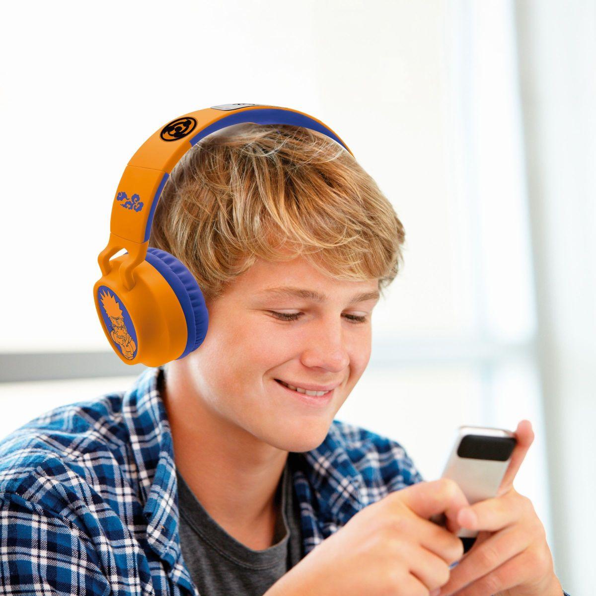 Naruto-Themed Bluetooth & Wired Safe Volume Headphones