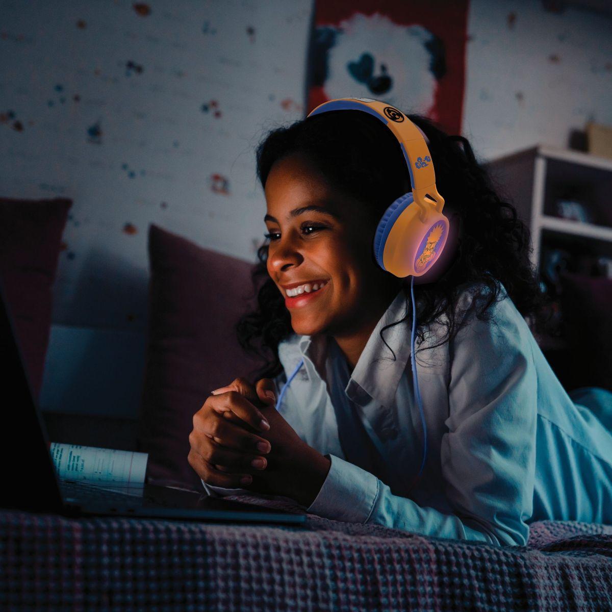 Naruto-Themed Bluetooth & Wired Safe Volume Headphones