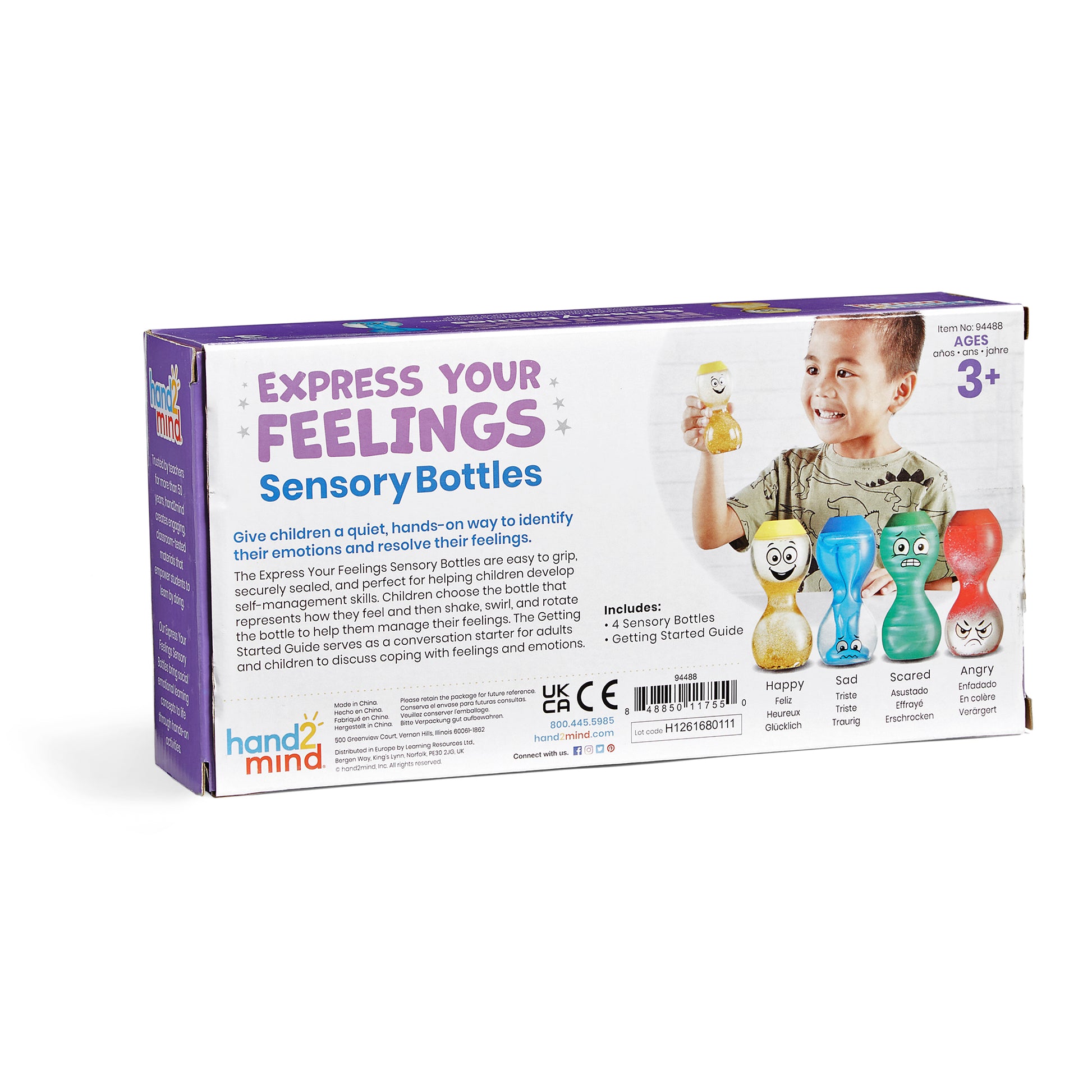 Hand2Mind Explore Emotions Sensory Bottles