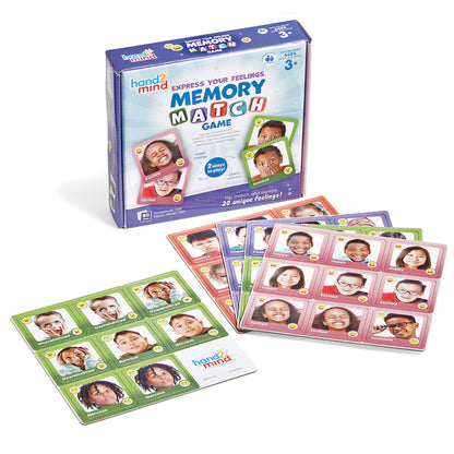 Hand2Mind Express Your Feelings Memory Match Game