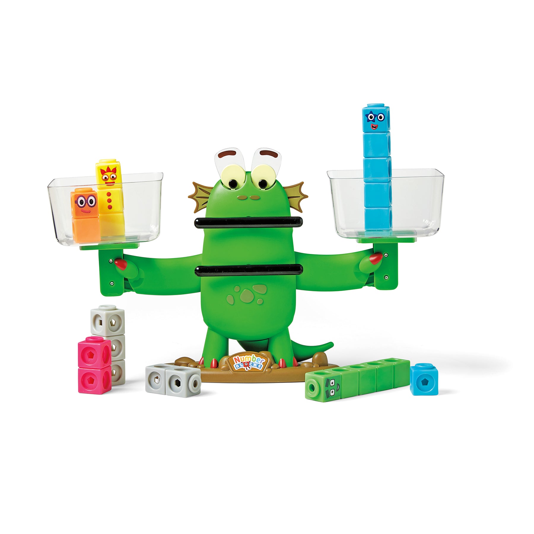 Hand2Mind Numberblocks Blockzilla Balance Activity Set - Educational Math Toy