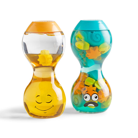 Hand2Mind Express Your Emotions Sensory Bottles Set: Overwhelmed & Calm