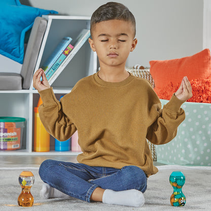 Hand2Mind Express Your Emotions Sensory Bottles Set: Overwhelmed & Calm