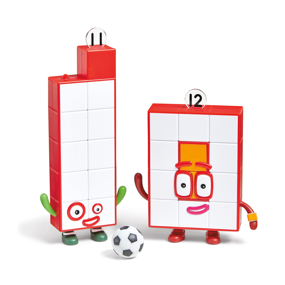 Hand2Mind Numberblocks Friends Eleven and Twelve - Math Learning Figures