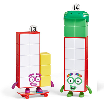 Hand2Mind Numberblocks Friends Thirteen and Fourteen - Math Adventure Pack