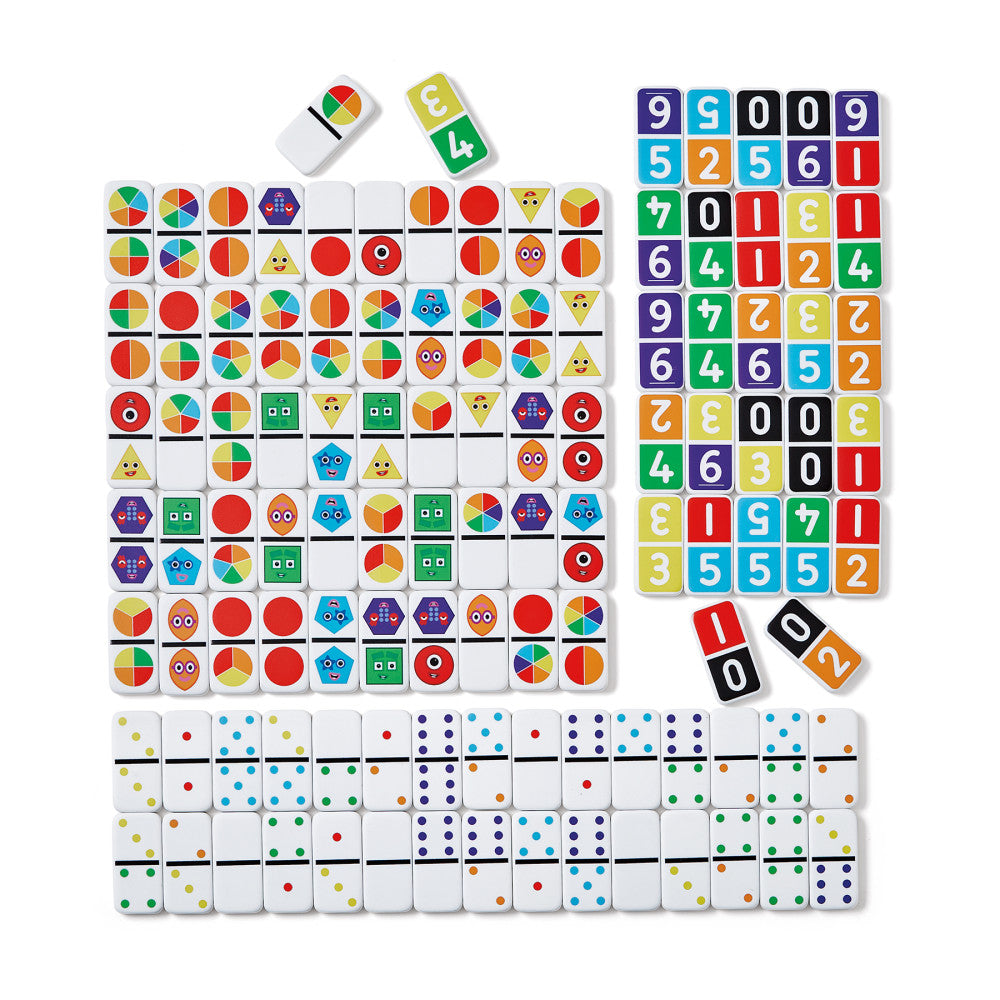 Hand2Mind Numberblocks Dominoes Set - Early Math Learning Toy