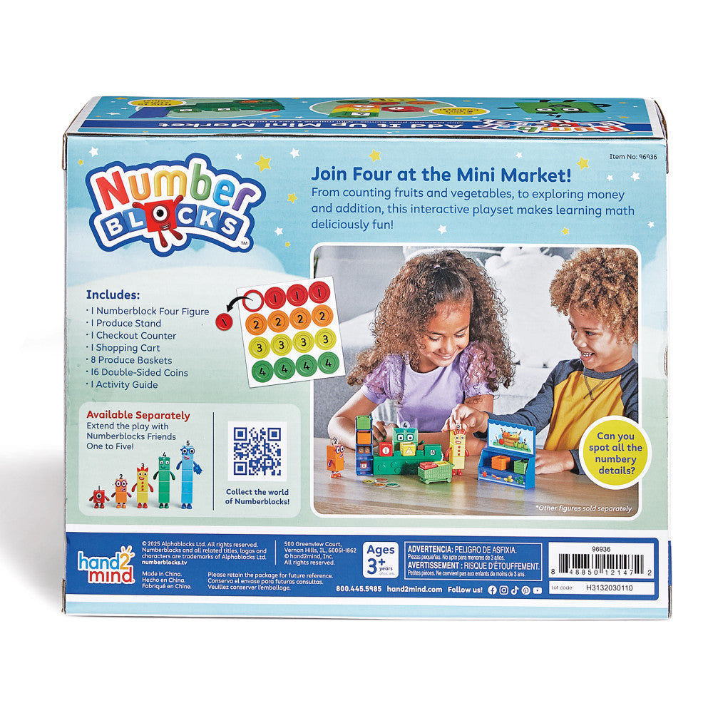 Hand2Mind Numberblocks Add It Up Mini Market - Interactive Learning Set