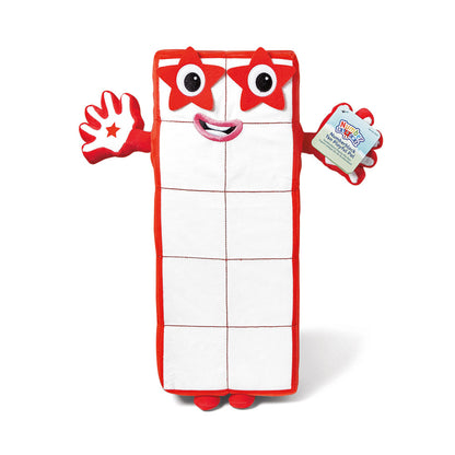 Hand2Mind Numberblocks Ten Playful Pal Plush Figure - Educational Toy