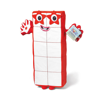 Hand2Mind Numberblocks Ten Playful Pal Plush Figure - Educational Toy