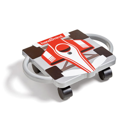 Hand2Mind Speedway Racer Scooter Board - Zooming Red Adventure