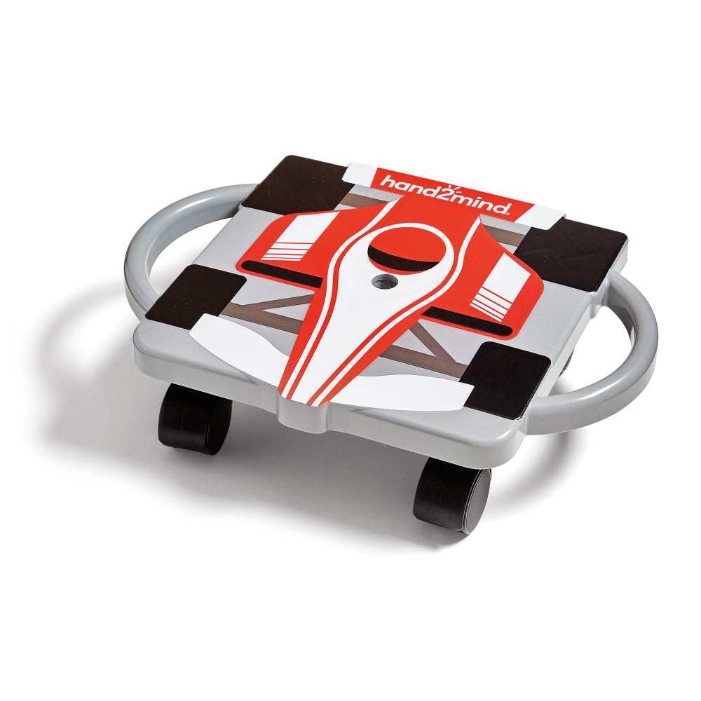 Hand2Mind Speedway Racer Scooter Board - Zooming Red Adventure