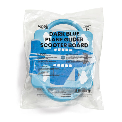 Hand2Mind - Plane Glider Scooter Board - Dark Blue