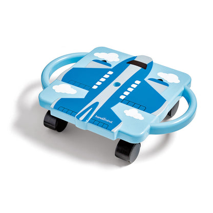 Hand2Mind - Plane Glider Scooter Board - Dark Blue