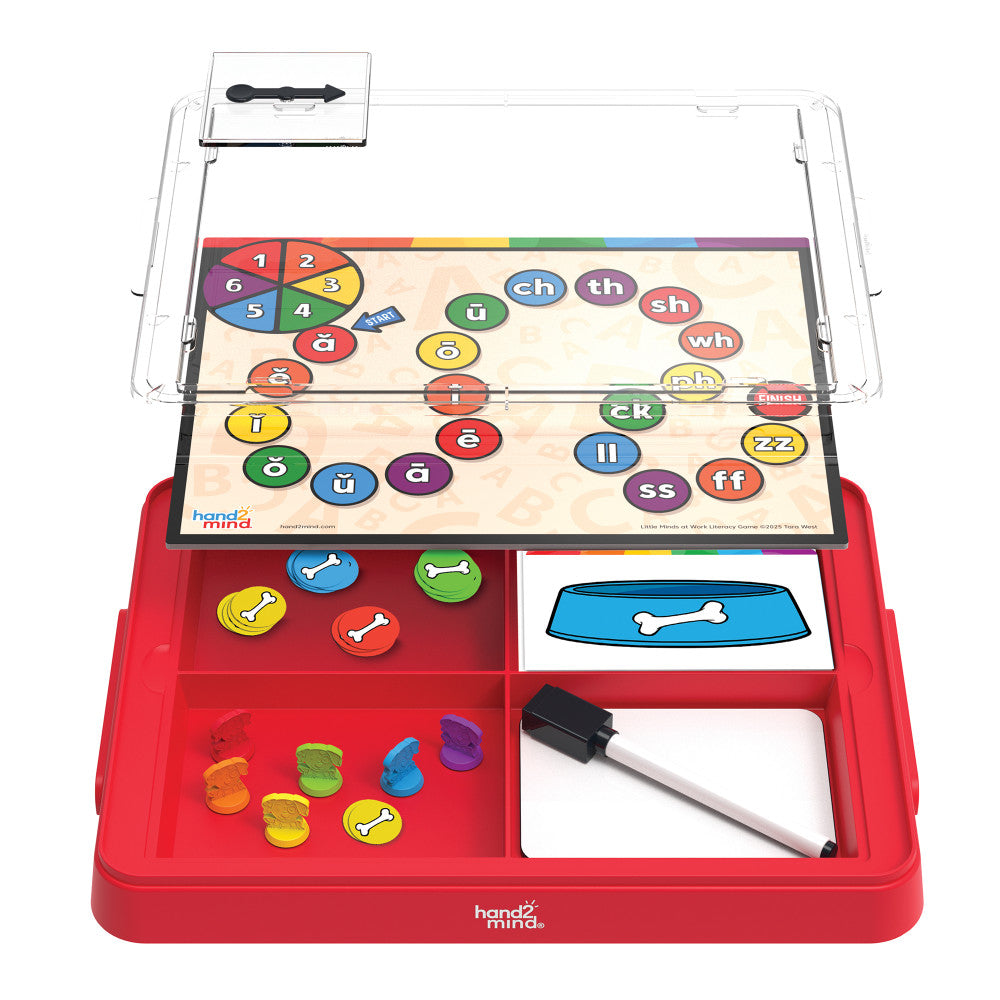Hand2Mind Little Minds at Work - Tara West Designed Game Tray Set - Colorful
