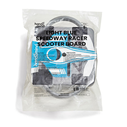 Hand2Mind Speedway Racer Scooter Board, Light Blue