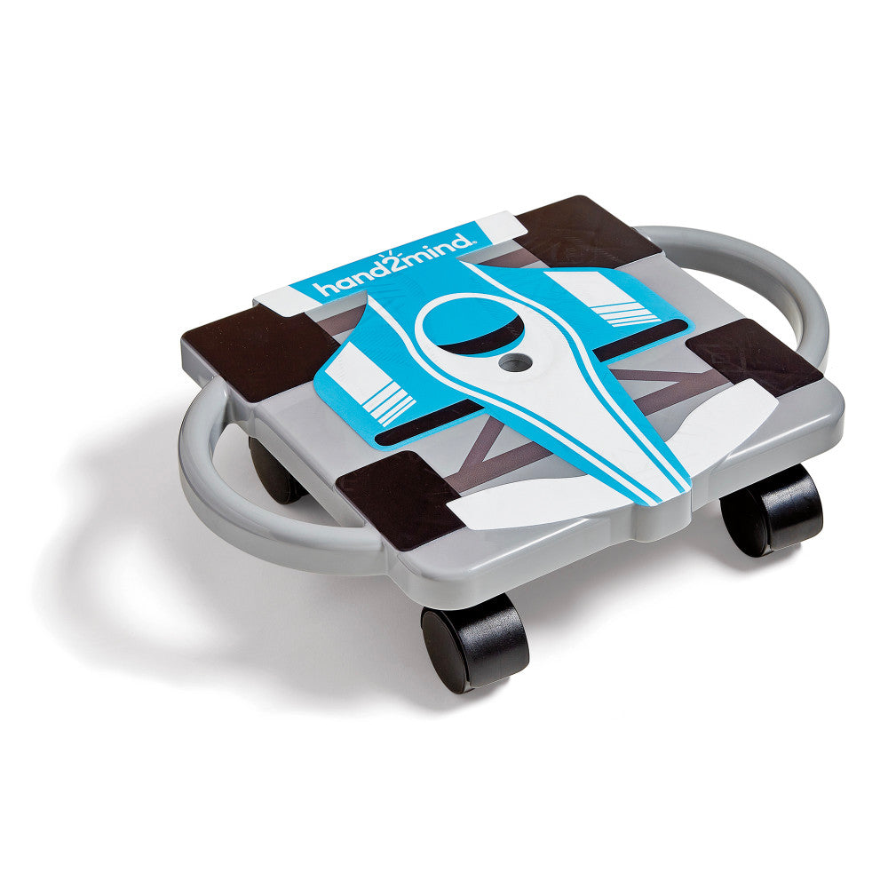 Hand2Mind Speedway Racer Scooter Board, Light Blue