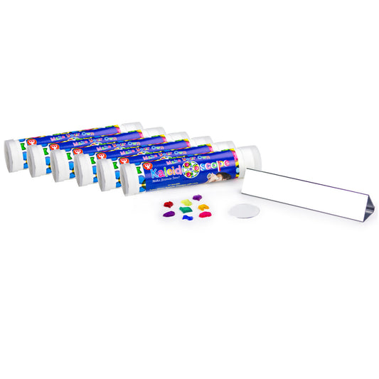 Hygloss Rainbow Wonders Make-Your-Own Kaleidoscope Kit - 6 Pack
