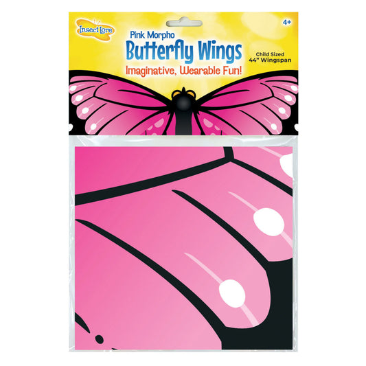 Insect Lore Dress-Up Morpho Butterfly Wings - Vibrant Pink