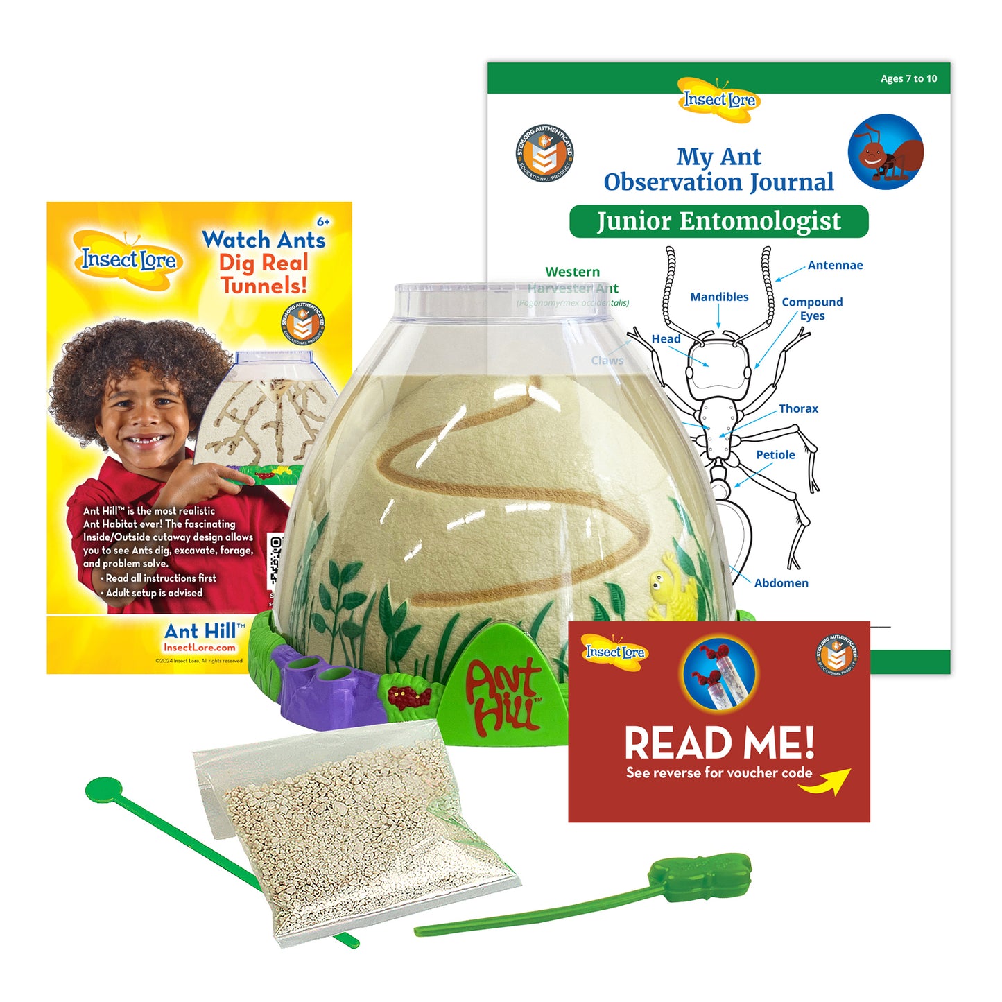 Insect Lore Ant Hill Ant Habitat – Interactive Science Kit