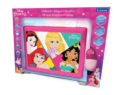 Disney Princess Bilingual Educational Laptop with Interactive Activities