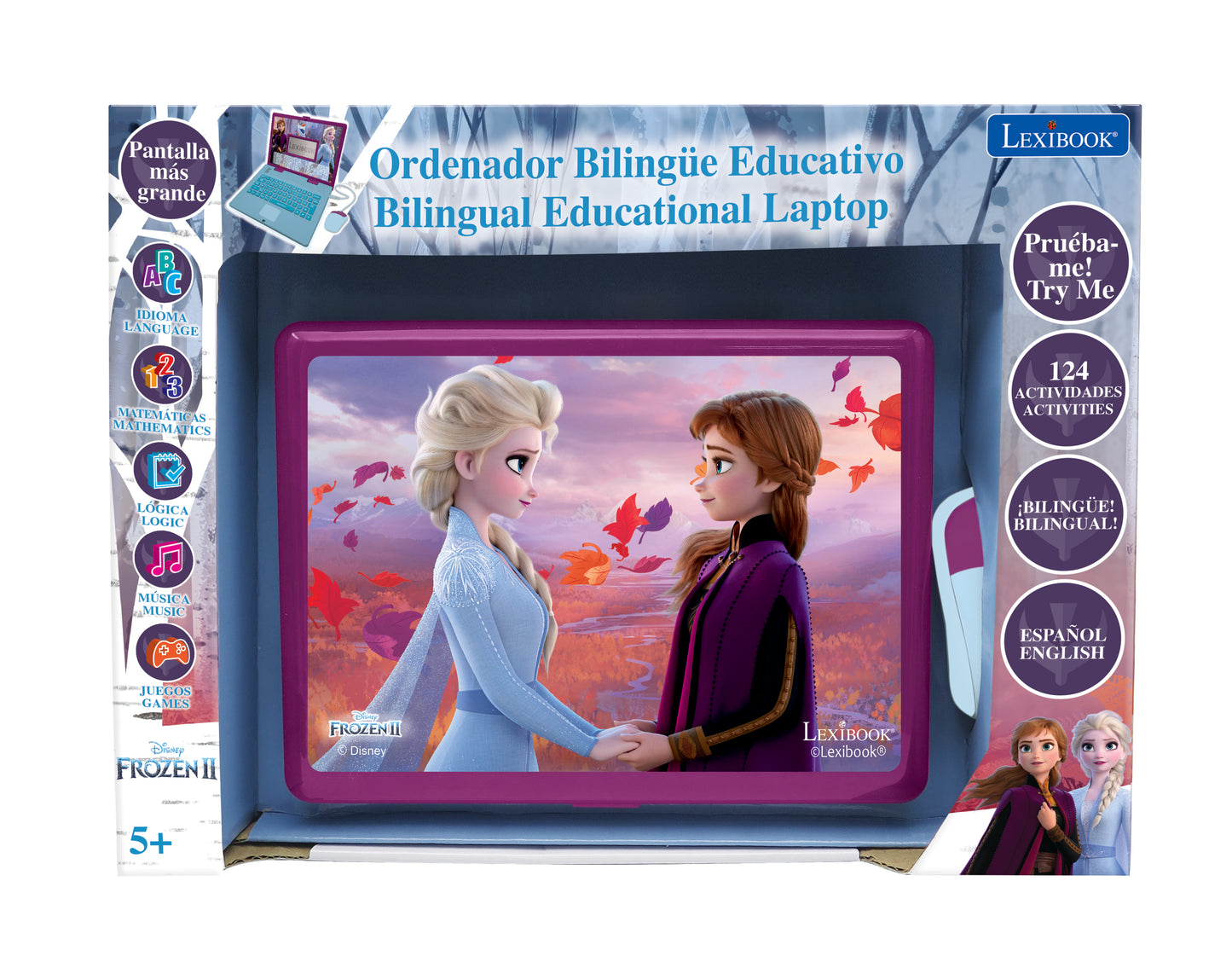 Disney Frozen Bilingual Educational Laptop with Interactive Activities