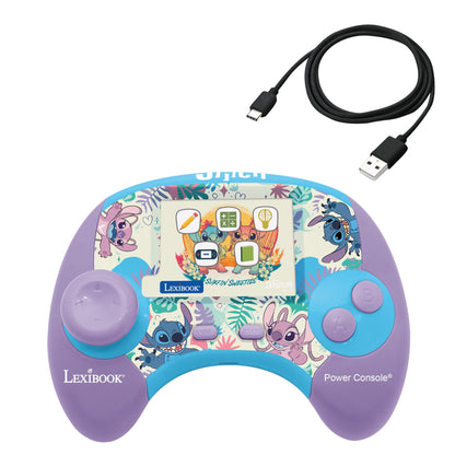Stitch Bilingual Educational Game Console with 100 Interactive Activities