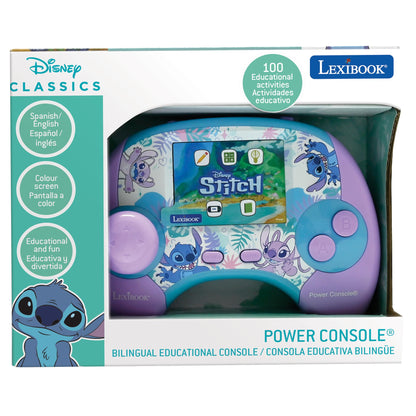 Stitch Bilingual Educational Game Console with 100 Interactive Activities