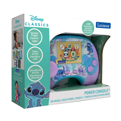 Stitch Bilingual Educational Game Console with 100 Interactive Activities