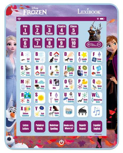 Disney Frozen Bilingual Educational Tablet for Kids Ages 3-8