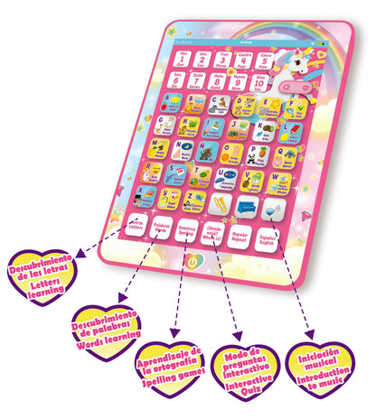 Lexibook Unicorn Educational Bilingual Tablet