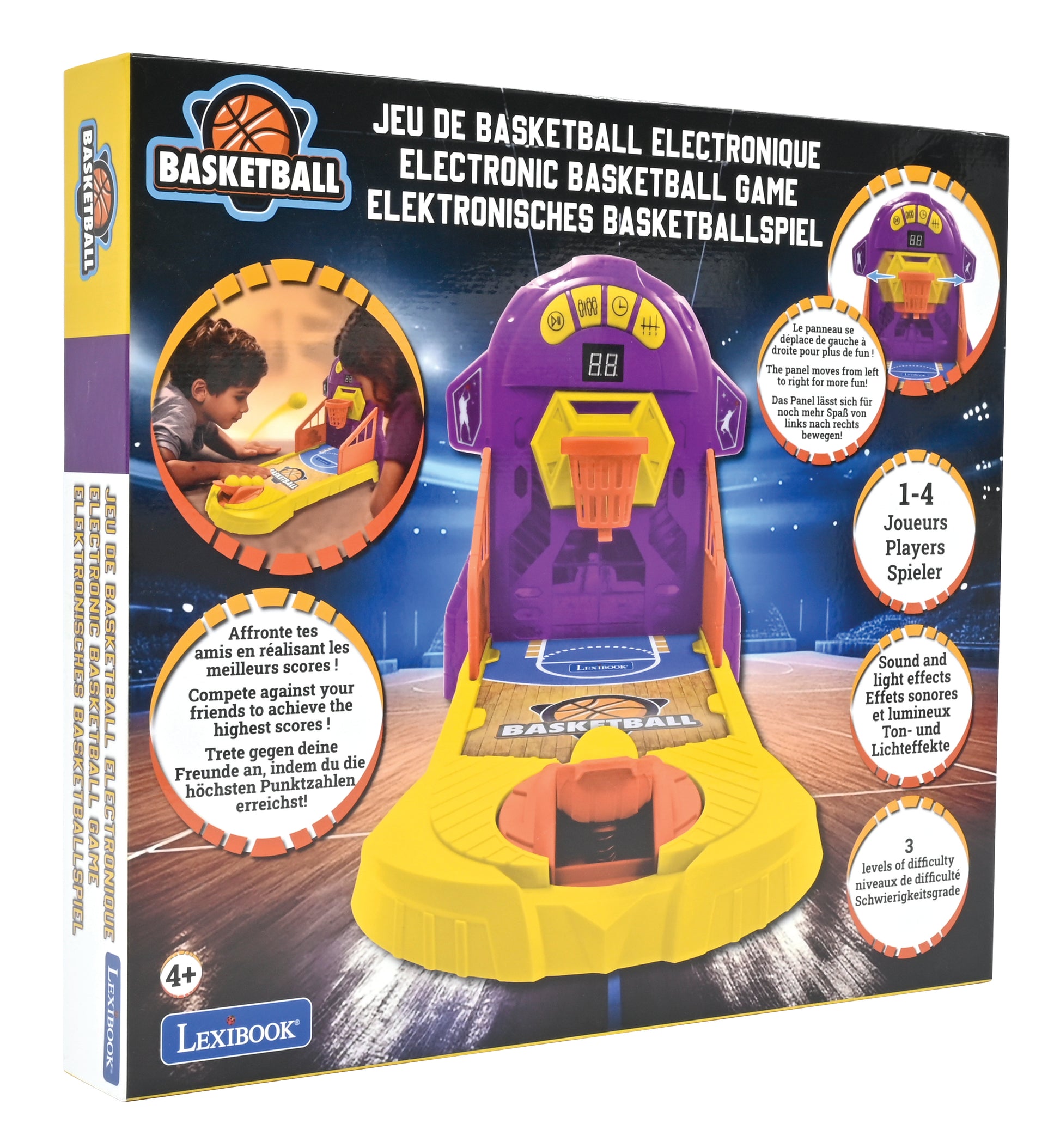 LEXIBOOK Electronic basketball Game with lights and sounds