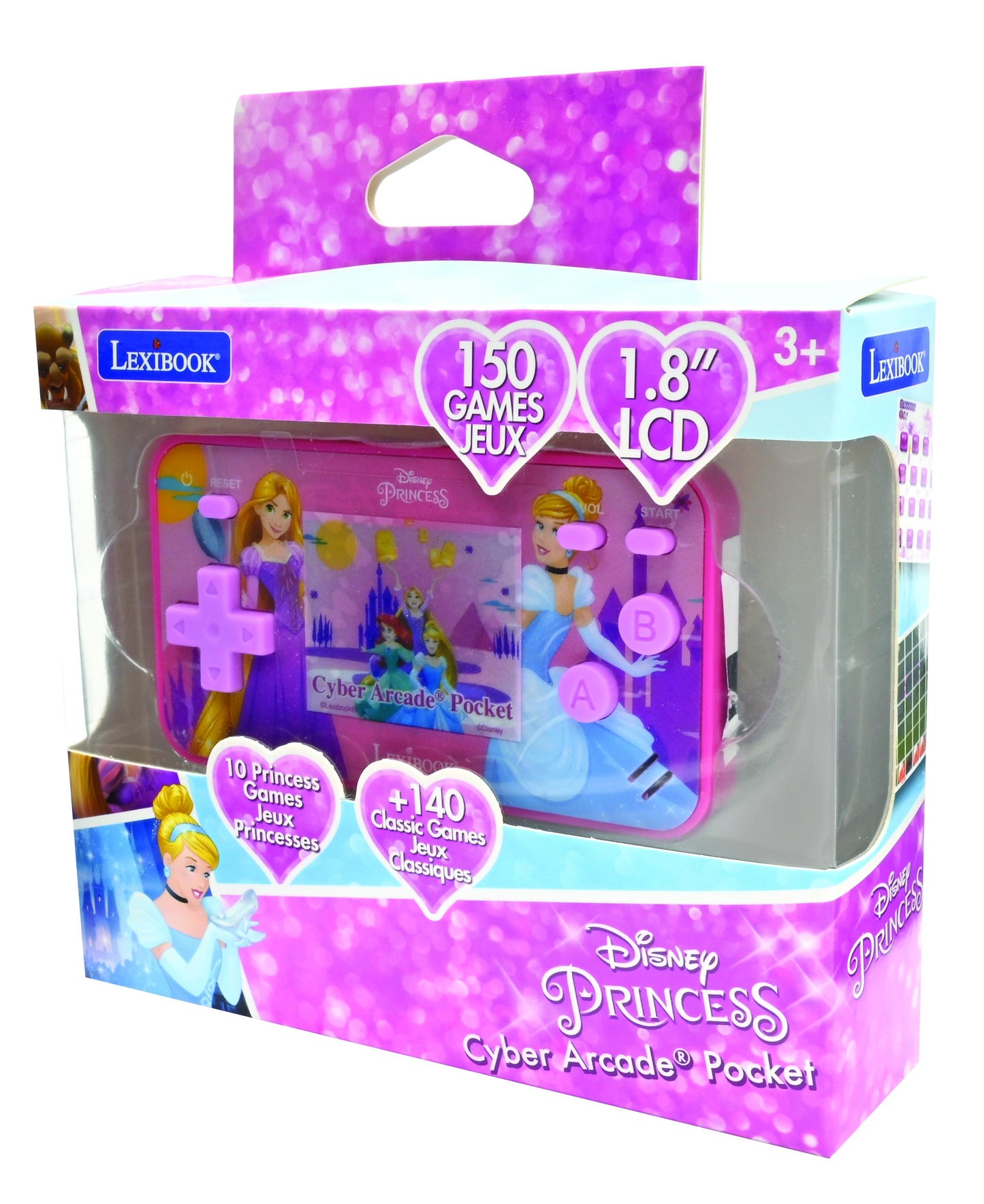 Disney Princess Handheld Console Cyber Pocket Arcade - Portable Gaming