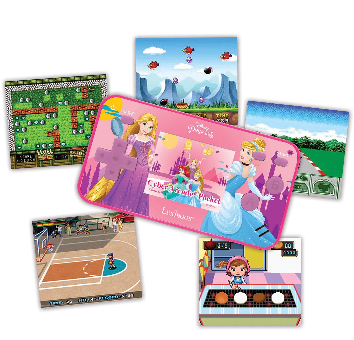 Disney Princess Handheld Console Cyber Pocket Arcade - Portable Gaming
