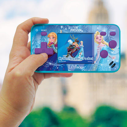 Console de jeux portable  La Reine des Neiges Cyber Arcade® Pocket - écran couleur 1.8'' (4,5 cm) 150 jeux dont 10 jeux La Reine des Neiges exclusifs
