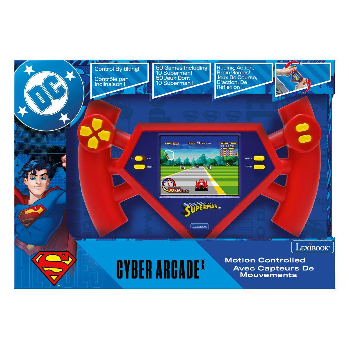 Superman Cyber Arcade Motion Console with 2.8'' LCD and 50 Games
