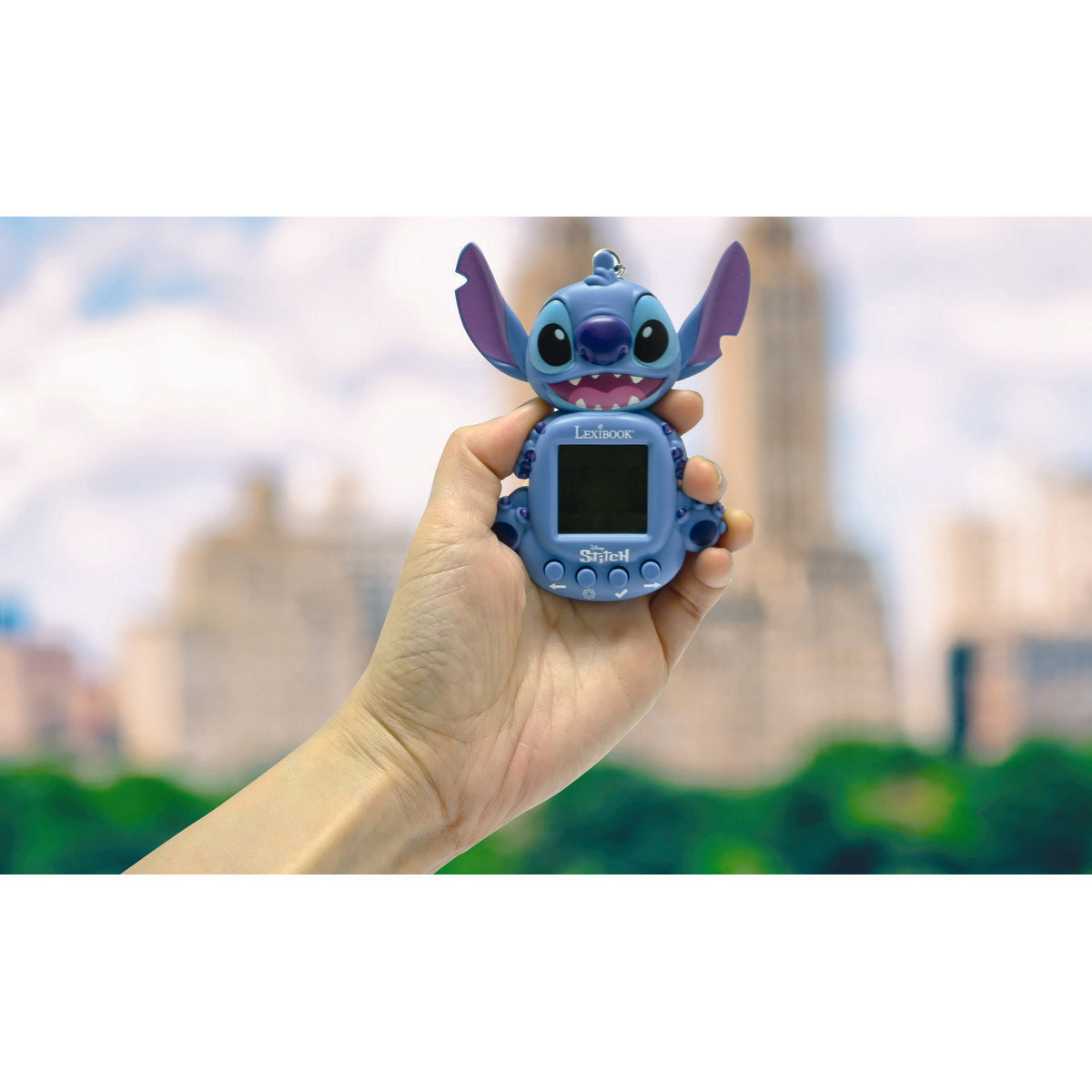 Disney Stitch My Best-E® console with LCD screen including 3 games from Disney Stitch universe