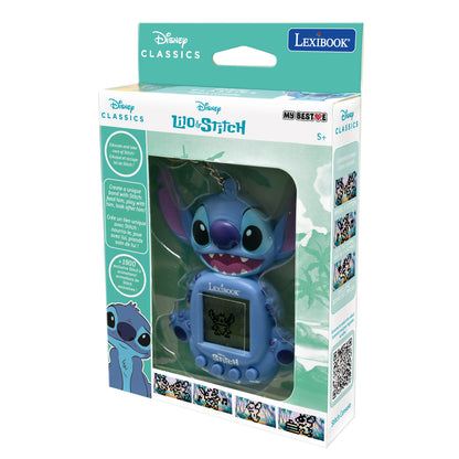 Disney Stitch My Best-E® console with LCD screen including 3 games from Disney Stitch universe