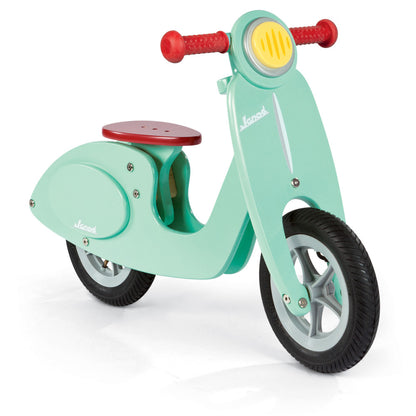 Janod Mint Scooter - Adjustable Wooden Balance Bike