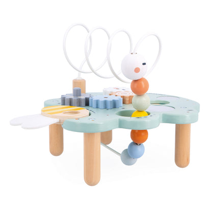 Janod Sweet Cocoon Multi-Activity Leaf Station - Colorful Educational Toy