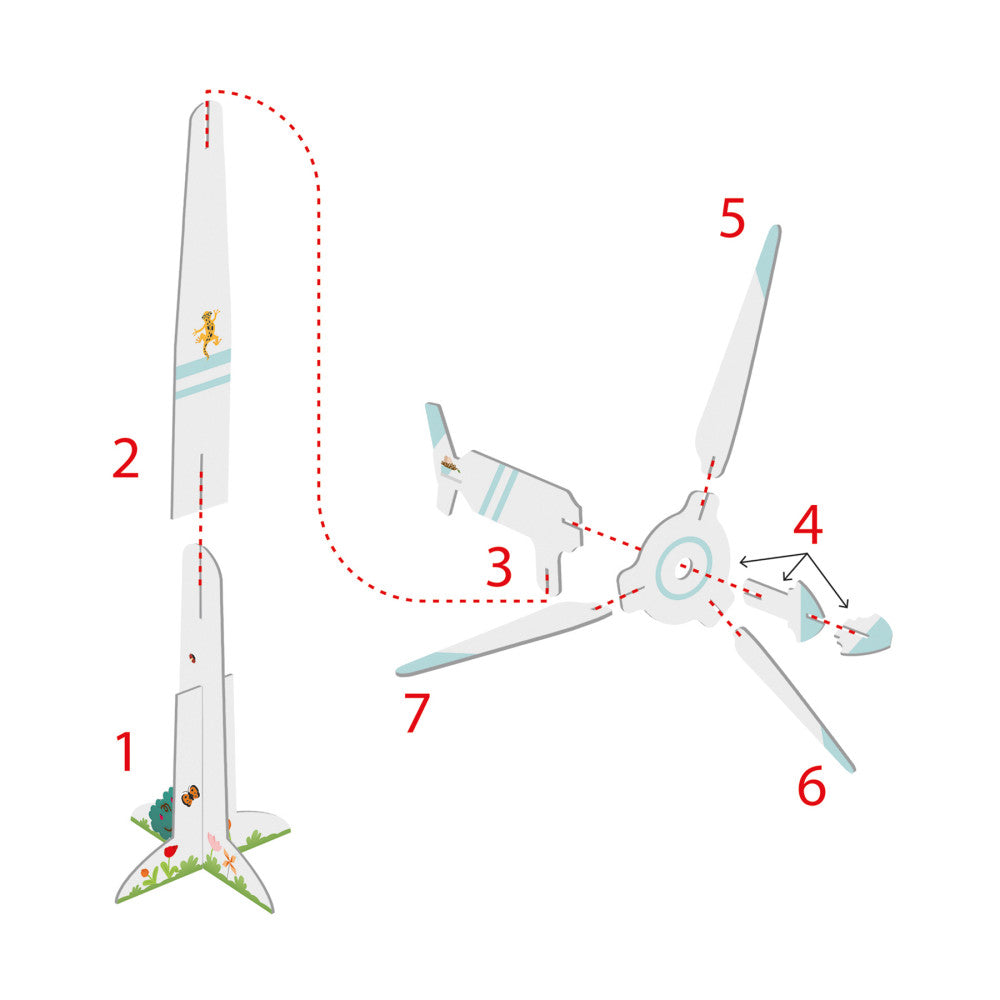 Janod WWF Wind Turbine Cooperative Building Game