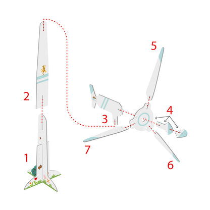Janod WWF Wind Turbine Cooperative Building Game