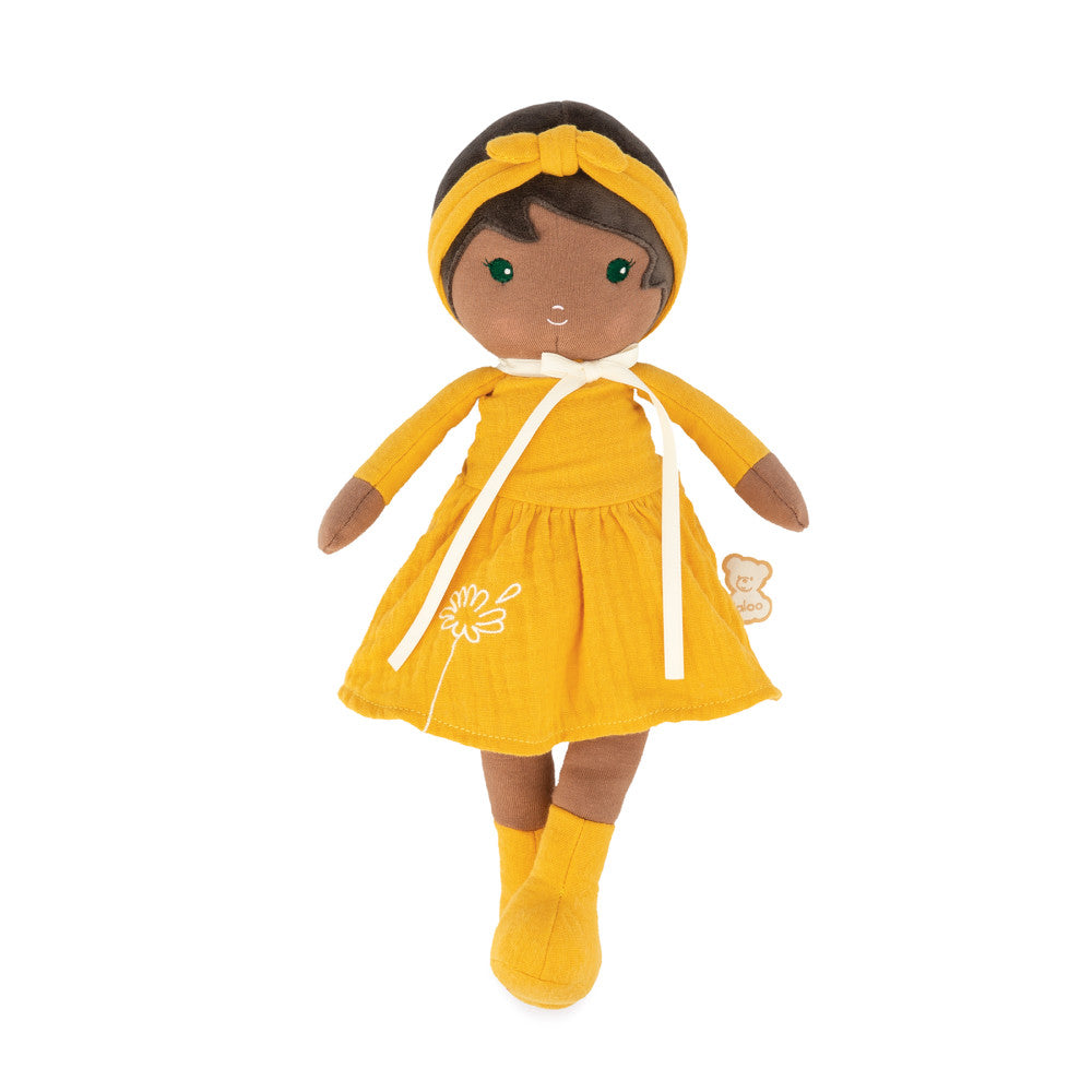 Kaloo Tendresse Large Naomie Doll - Colorful Muslin Dress