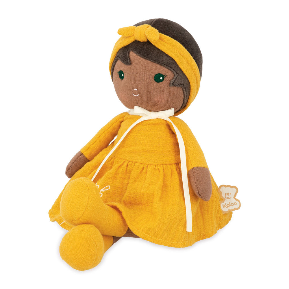 Kaloo Tendresse Large Naomie Doll - Colorful Muslin Dress