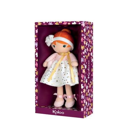 Kaloo Tendresse Valentine K Large Ballerina Doll - Red Bun