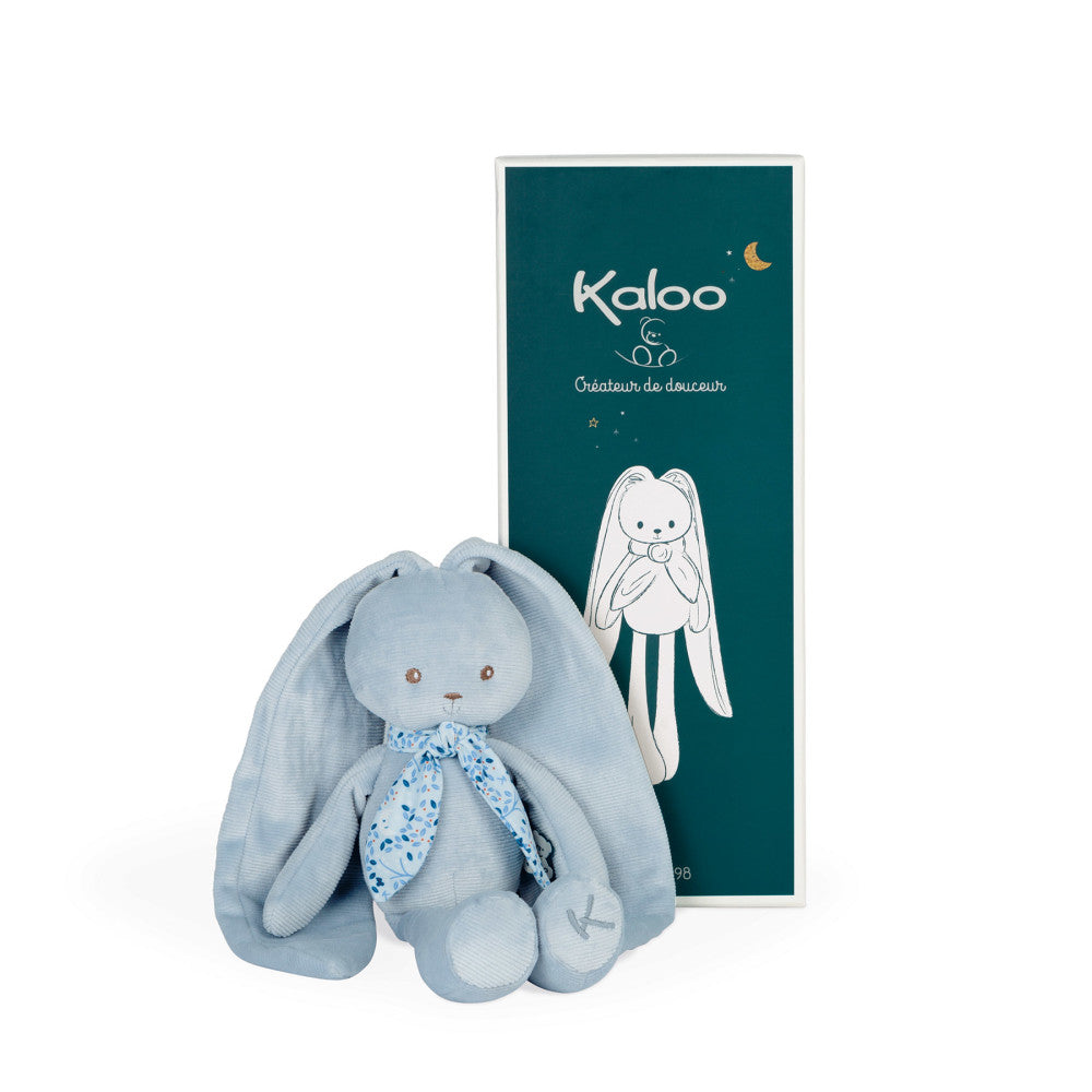 Kaloo Lapinoo 13.65 inch Plush Rabbit Doll - Cheerful Blue