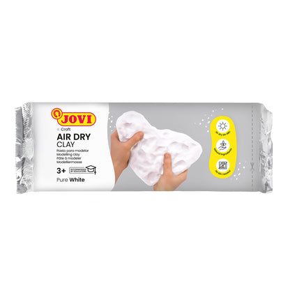 JOVI Natural Air Dry Clay Set - White, 1.1lb Each, Pack of 3
